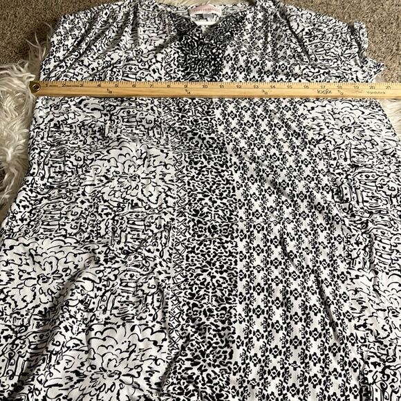 Stan Herman Sleep Shirt Womens Small v neck cap sleeve - Picture 7 of 9